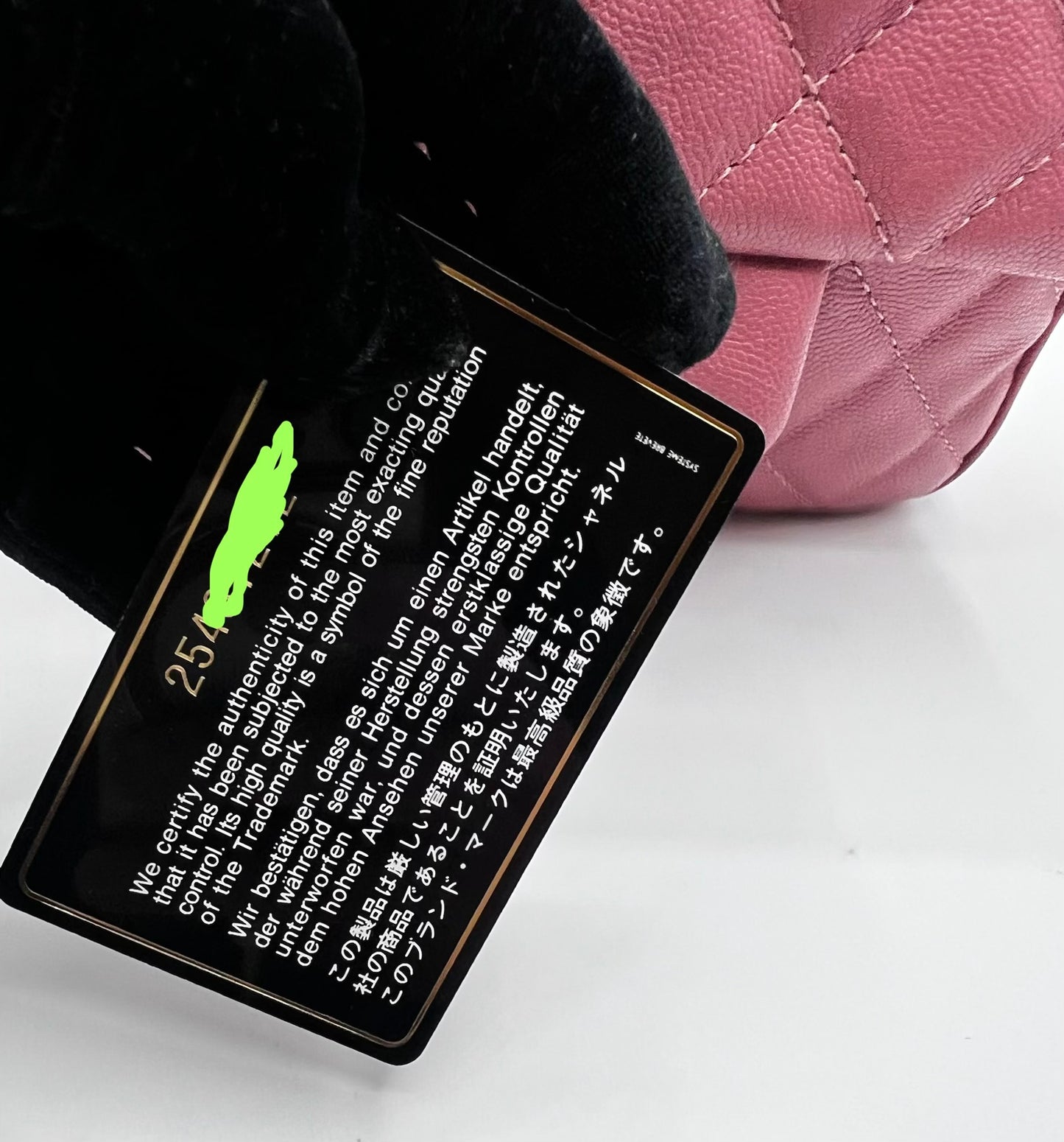 Chanel Pink Hue Caviar Mini Flap 2 way bag 25Series        (🇵🇭P189,200)