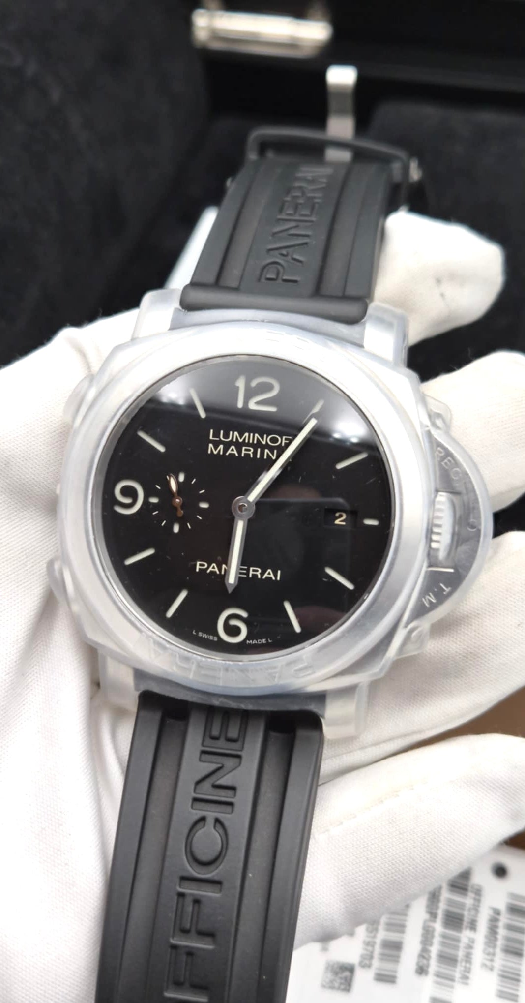 Panerai Luminor Marina AT 44mm SS/Black Strap 20cm   (🇵🇭P257,150)