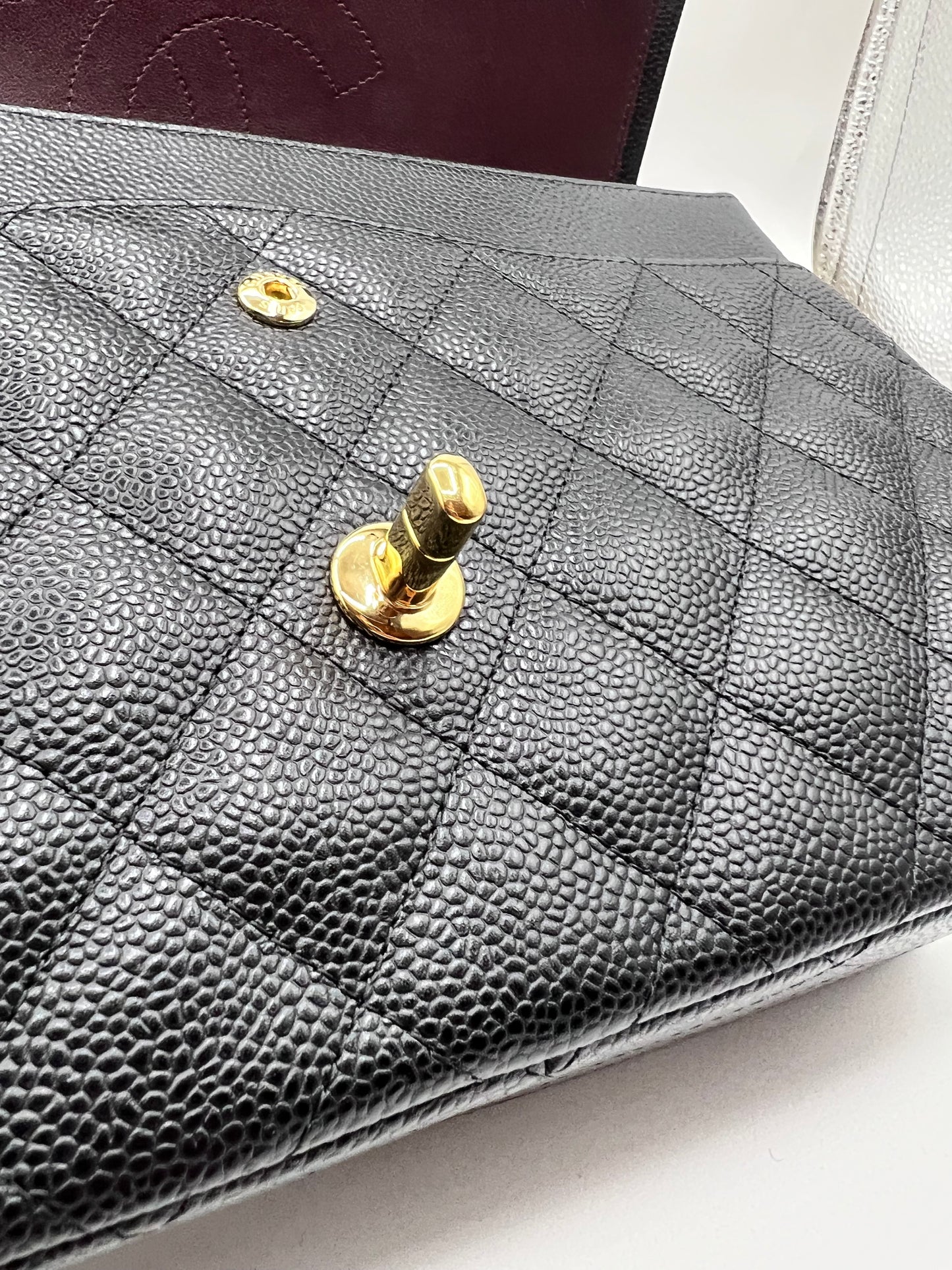 Chanel Caviar Jumbo Double Flap