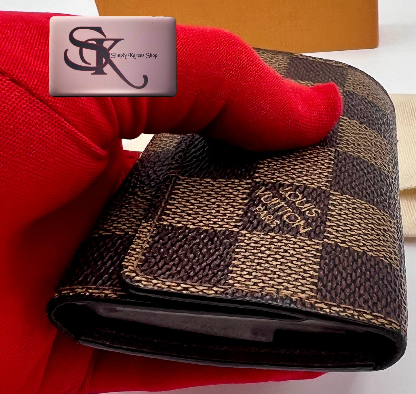 Lv Damier Ebene 6 hooks key holder