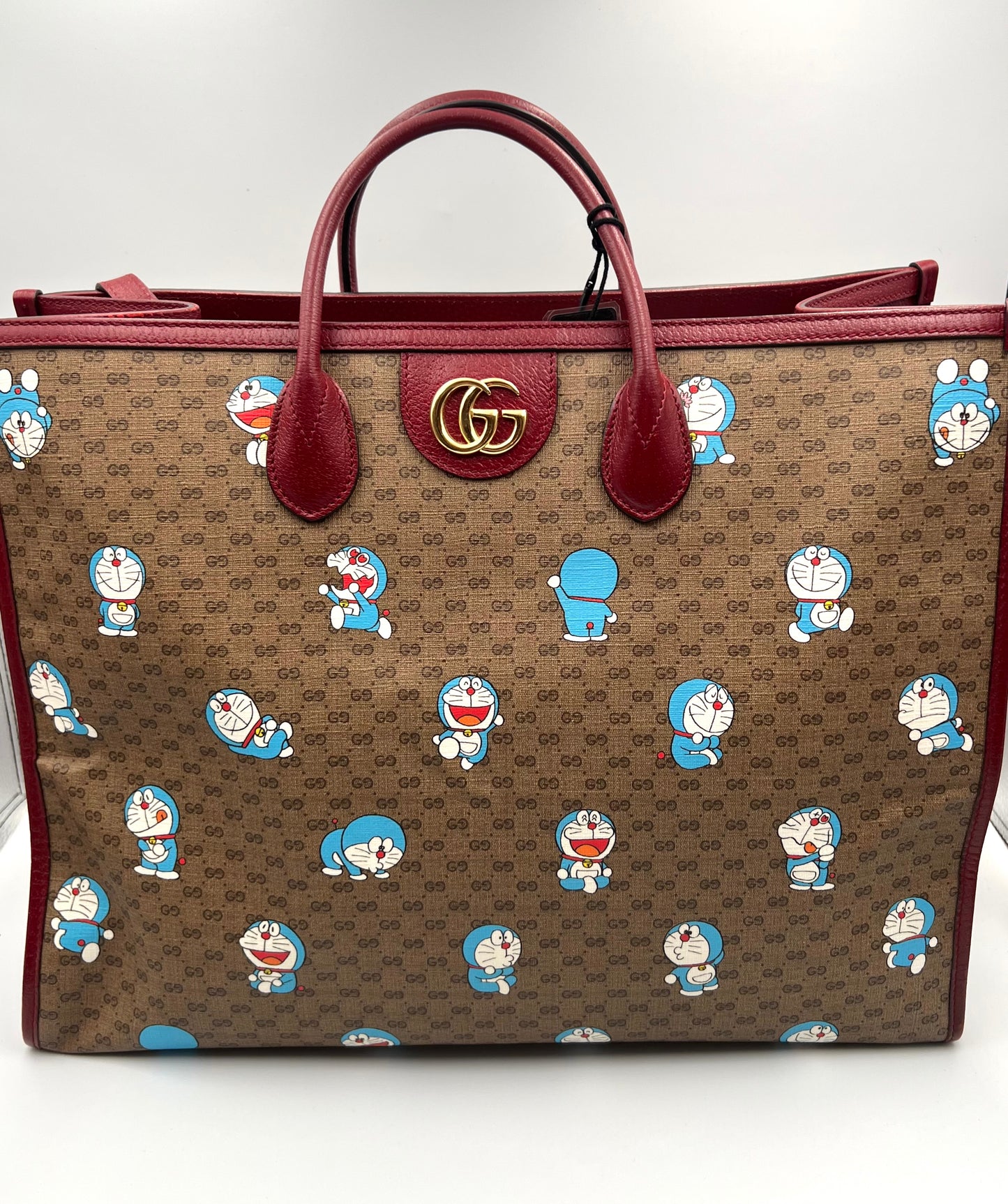 Gucci GG Supreme Doraemon Collaboration Tote 2 way Bag Gm size (🇵🇭P59,340)
