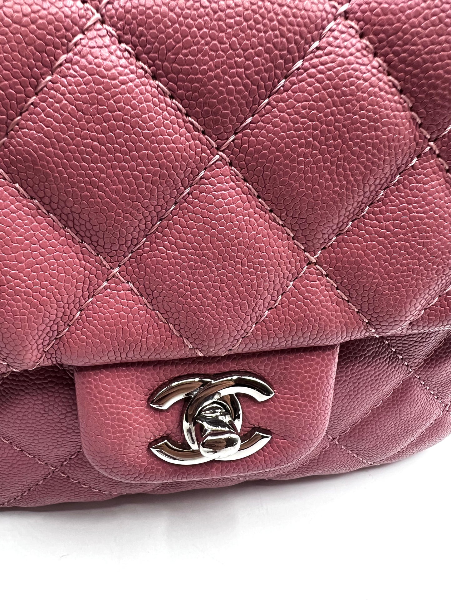 Chanel Pink Hue Caviar Mini Flap 2 way bag 25Series        (🇵🇭P189,200)