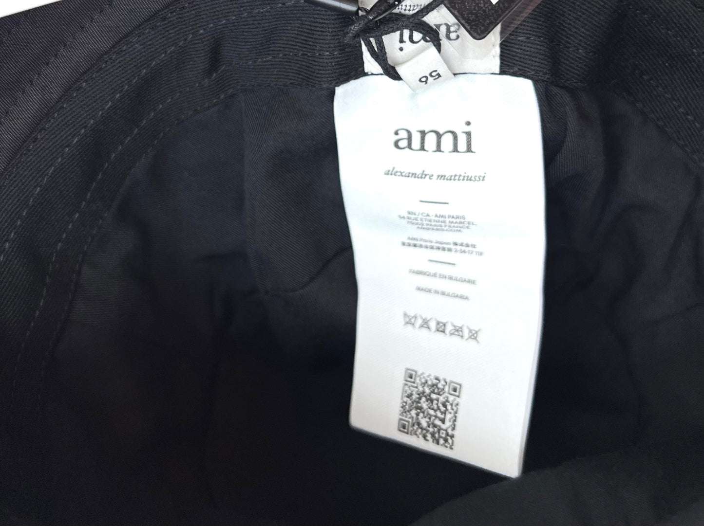 Ami Paris Bucket Hat Size 56 Metal Logo (🇵🇭P16,340)
