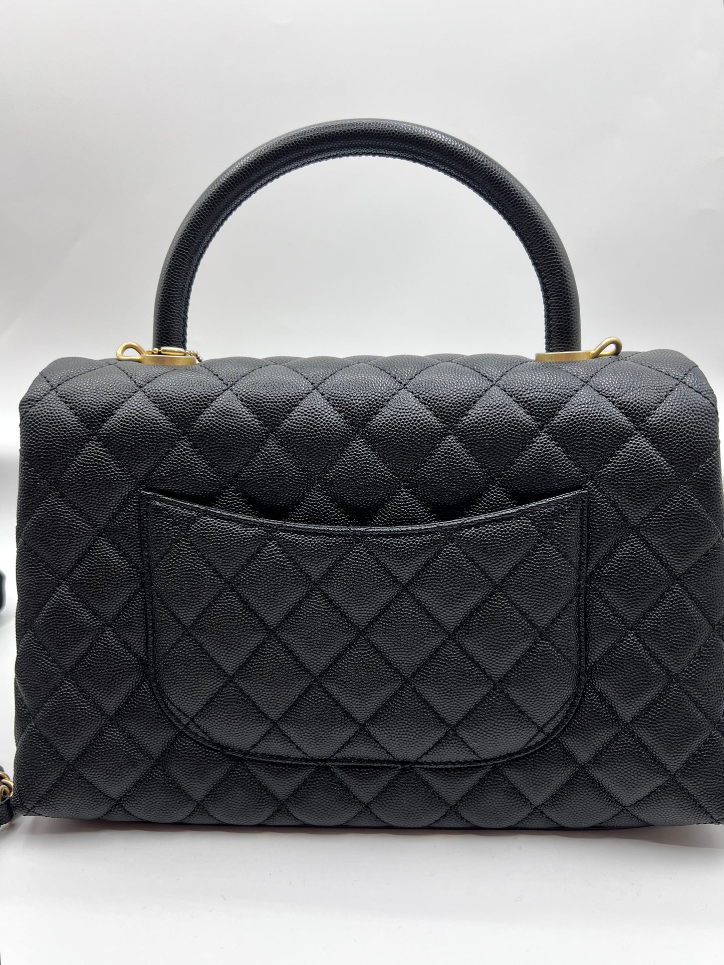 Chanel Top Handle Caviar MM size