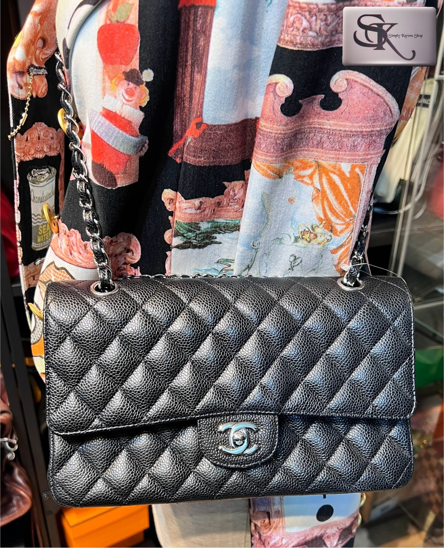 Chanel Caviar Double Flap 25