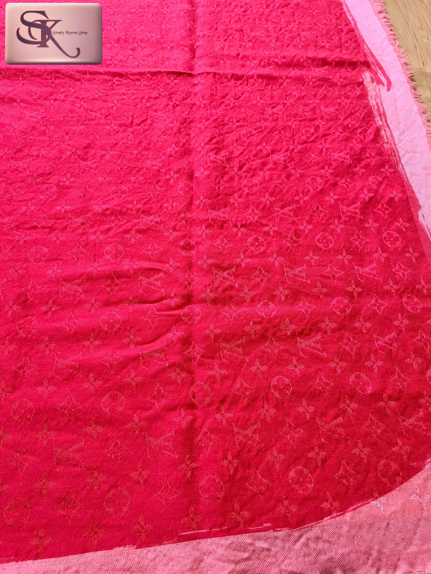 Lv Pink Shawl