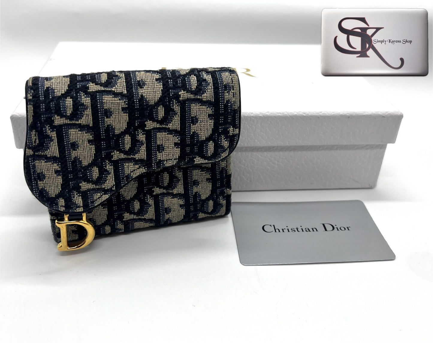 Christian Dior Oblique Saddle Lotus Compact wallet 🇵🇭P26,400🇵🇭