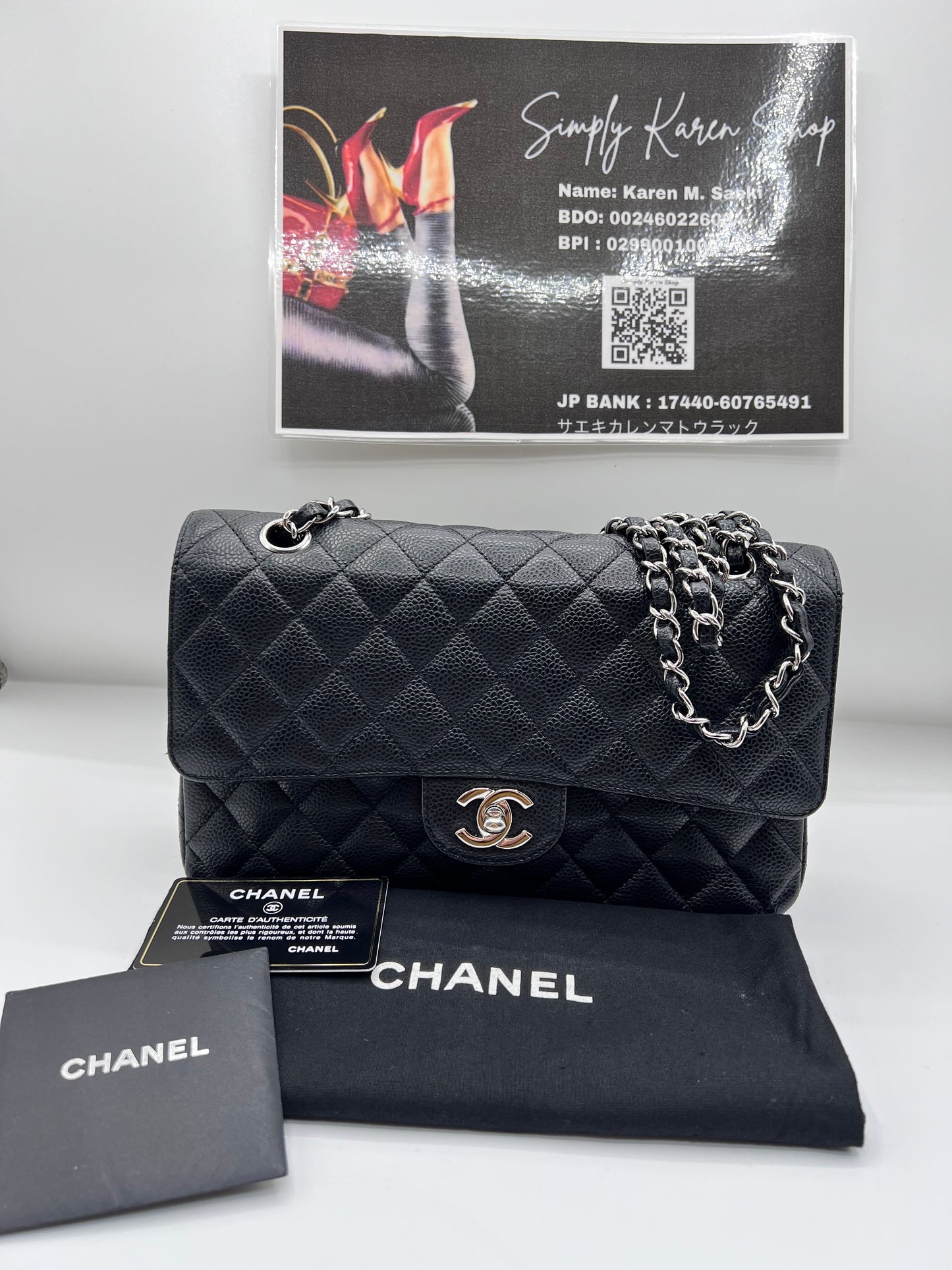 Chanel Caviar Double Flap 25