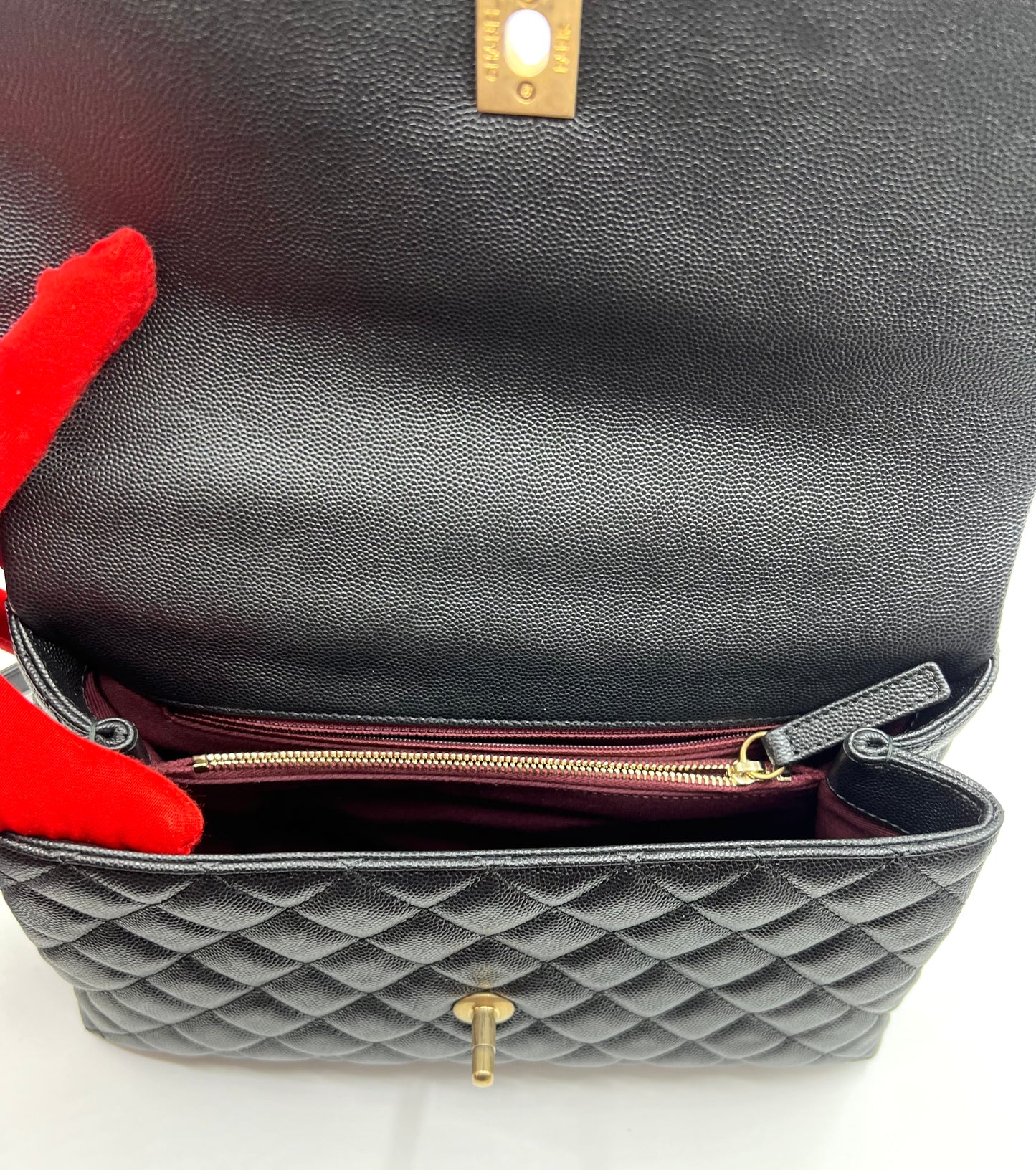 Chanel Top Handle Caviar MM size