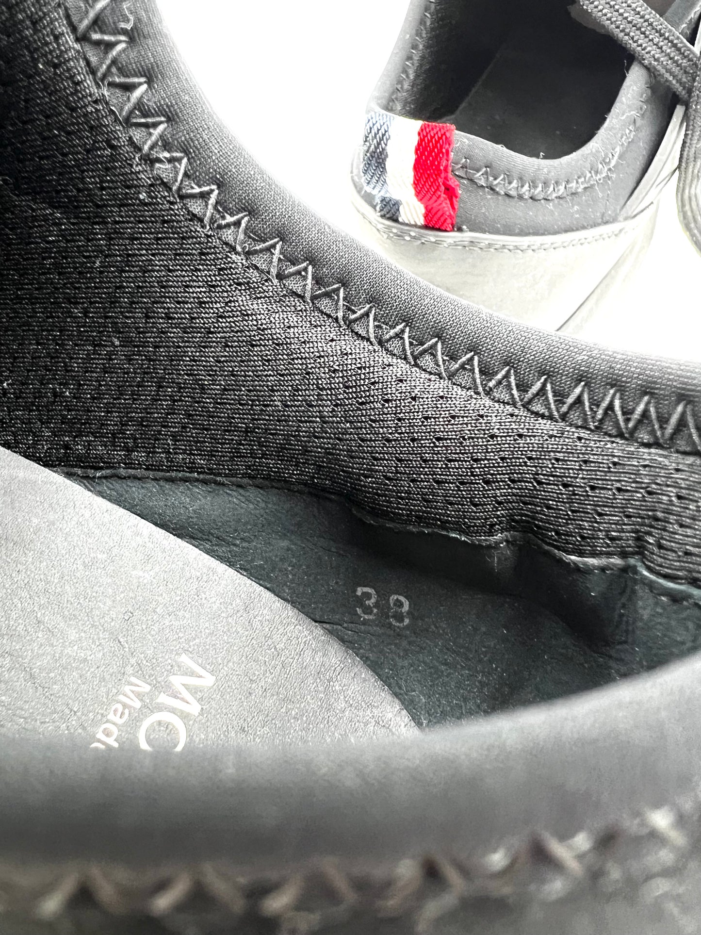 Moncler Meline Scarpa Black Ladies Sneakers Size 38 (B.N ¥125,000) (🇵🇭P24,940)