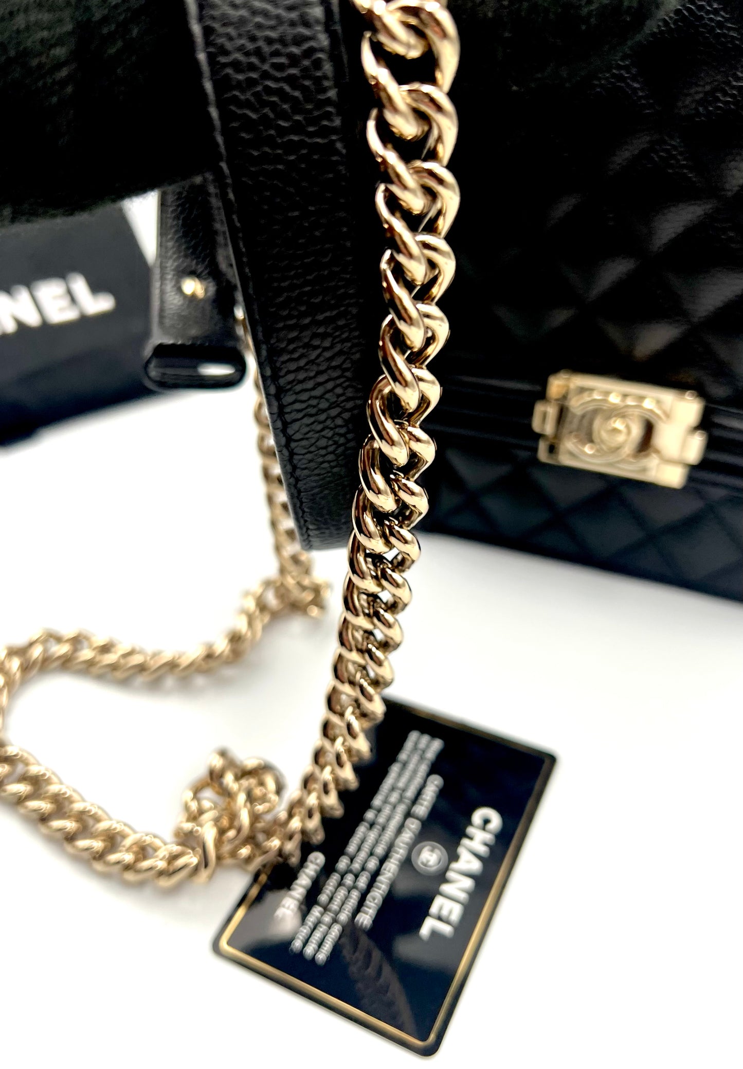 Chanel Leboy North South Black Caviar GHW Series 28 w/ Card Dustbag & Box               (🇯🇵P197,800)