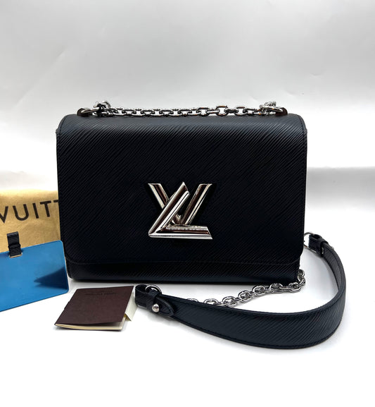 Louis Vuiiton Twist Black Epi MM Size Flap Chain Bag         (🇵🇭P103,200)