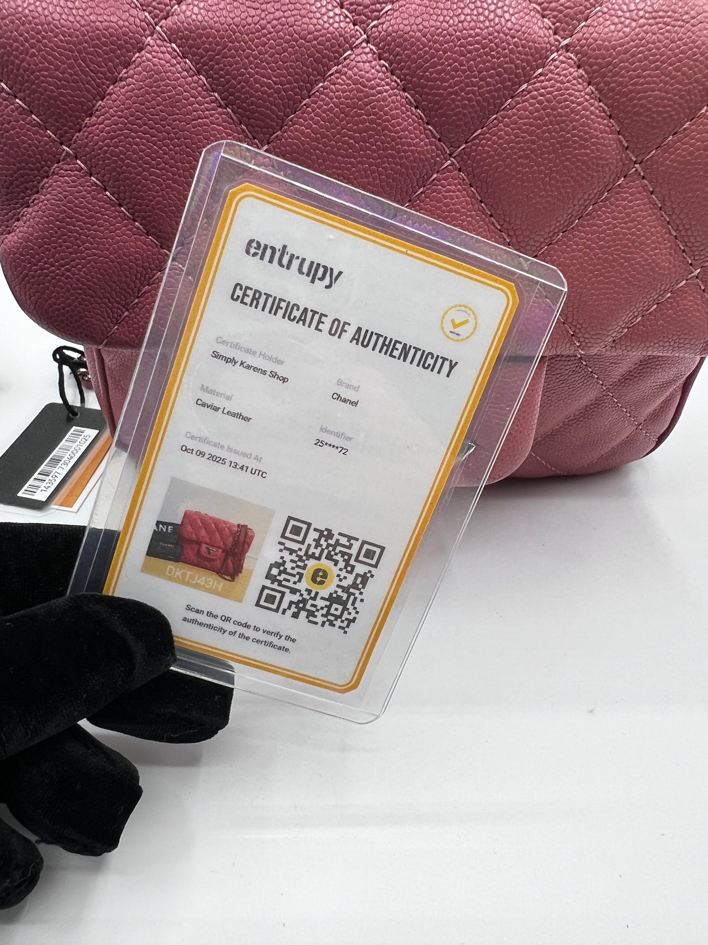 Chanel Pink Hue Caviar Mini Flap 2 way bag 25Series        (🇵🇭P189,200)