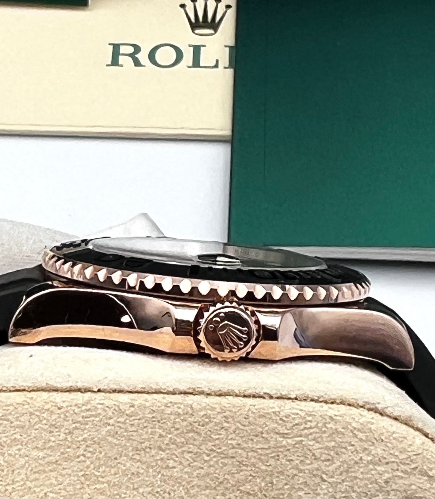 Rolex Yatch Master Oyster flex Rose Gold 40 mm 18cm Yr.2021 complete