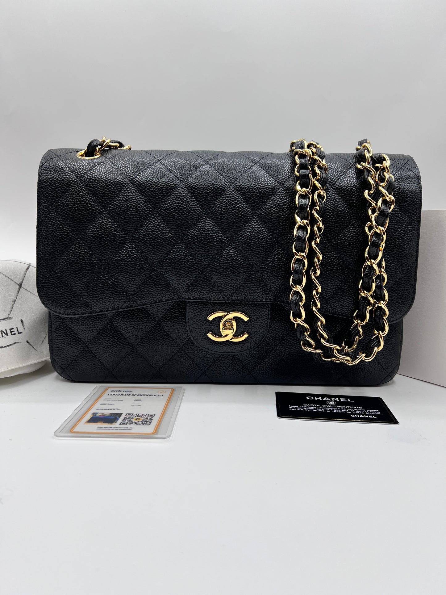 Chanel Caviar Jumbo Double Flap