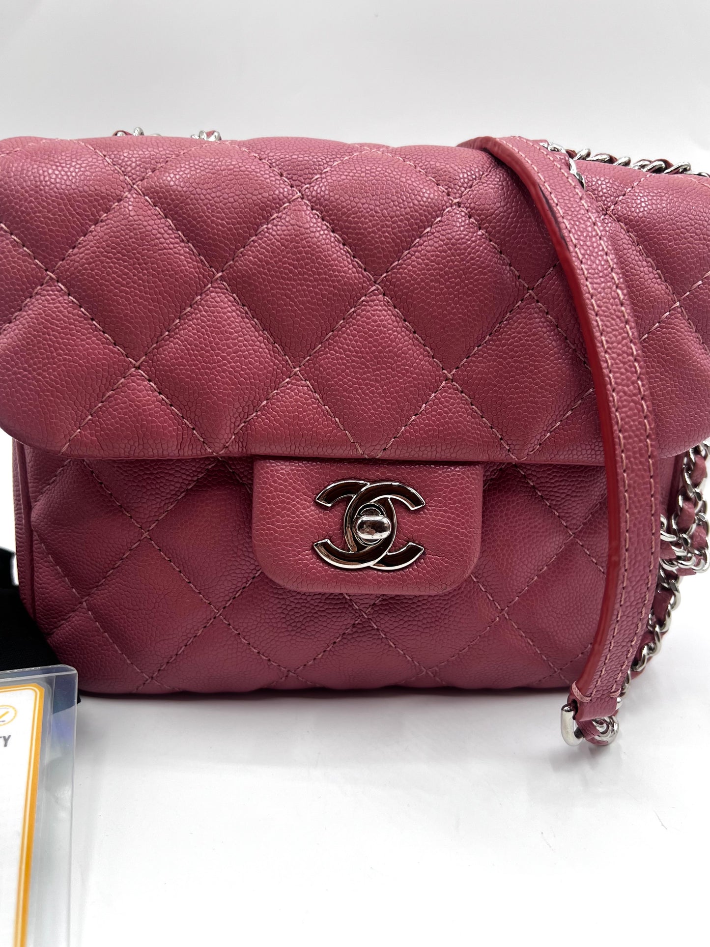 Chanel Pink Hue Caviar Mini Flap 2 way bag 25Series        (🇵🇭P189,200)