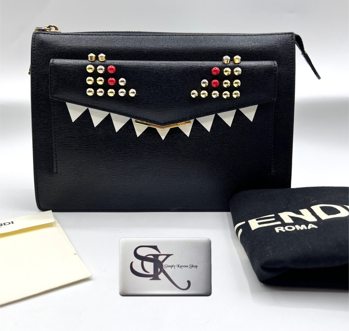 Fendi Monster Studded Crossbody Bag (🇵🇭P38,270)