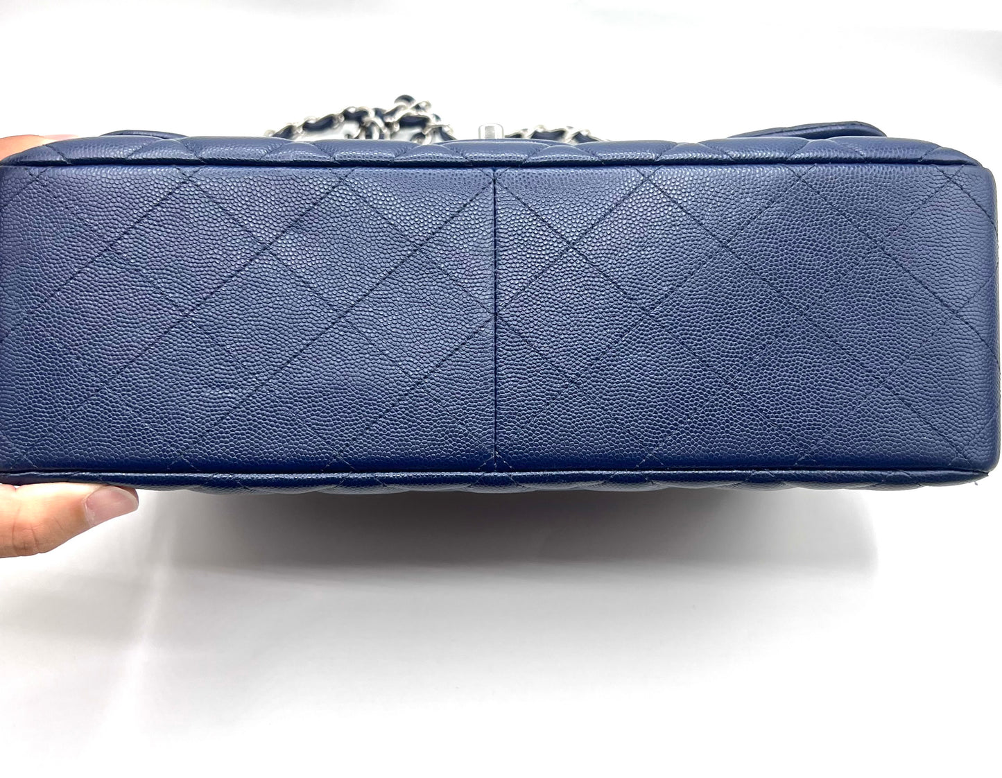 Chanel Jumbo Caviar Royal Blue Flap Chain  (🇵🇭P429,140)