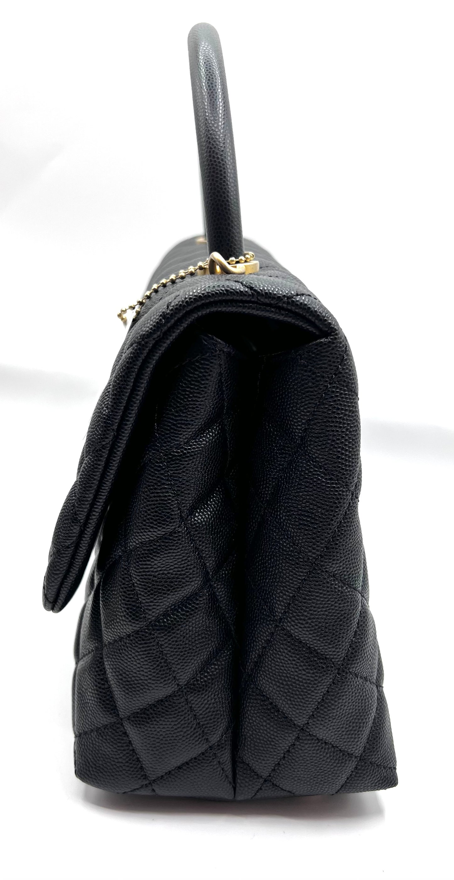 Chanel Top Handle Caviar MM size