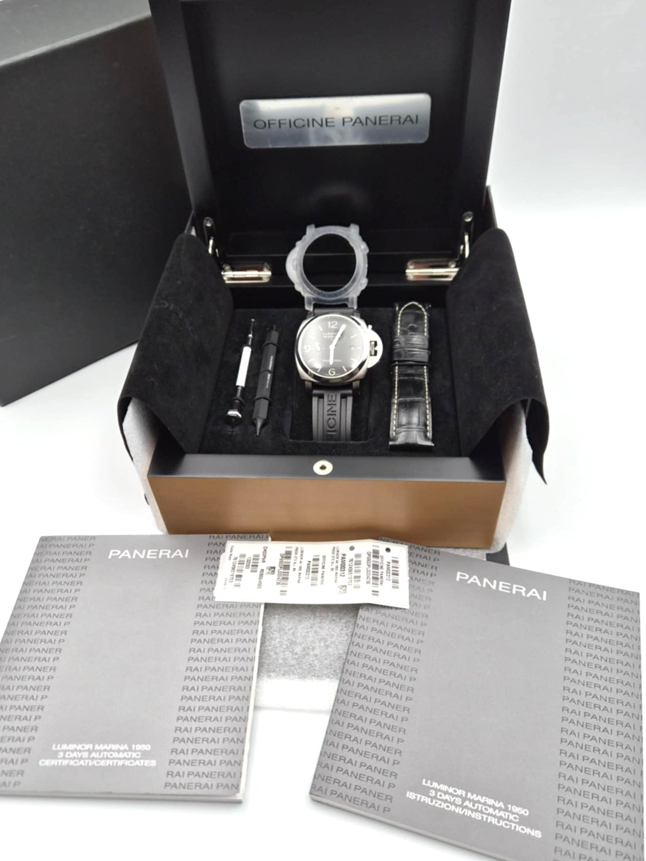 Panerai Luminor Marina AT 44mm SS/Black Strap 20cm   (🇵🇭P257,150)