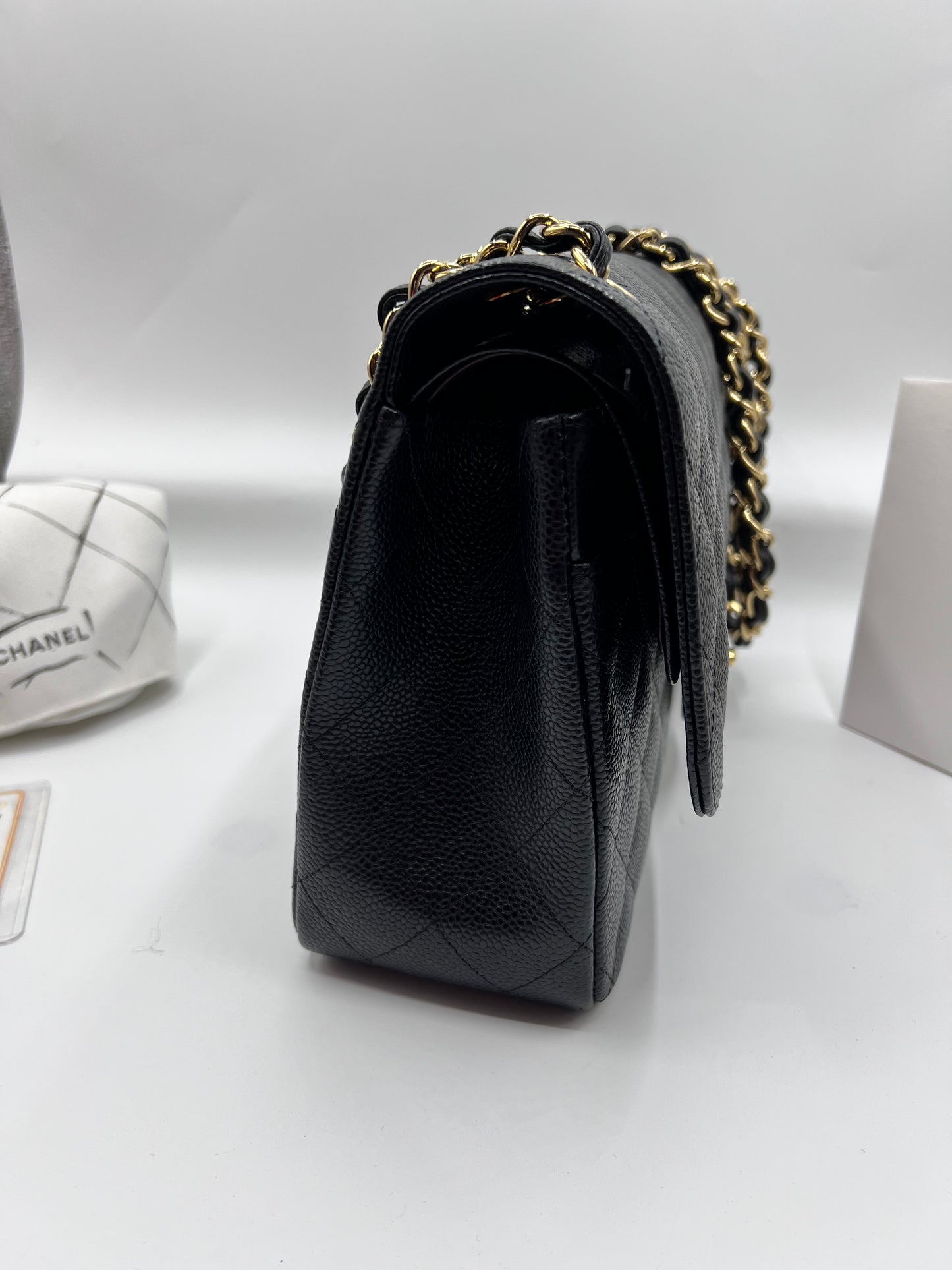 Chanel Caviar Jumbo Double Flap