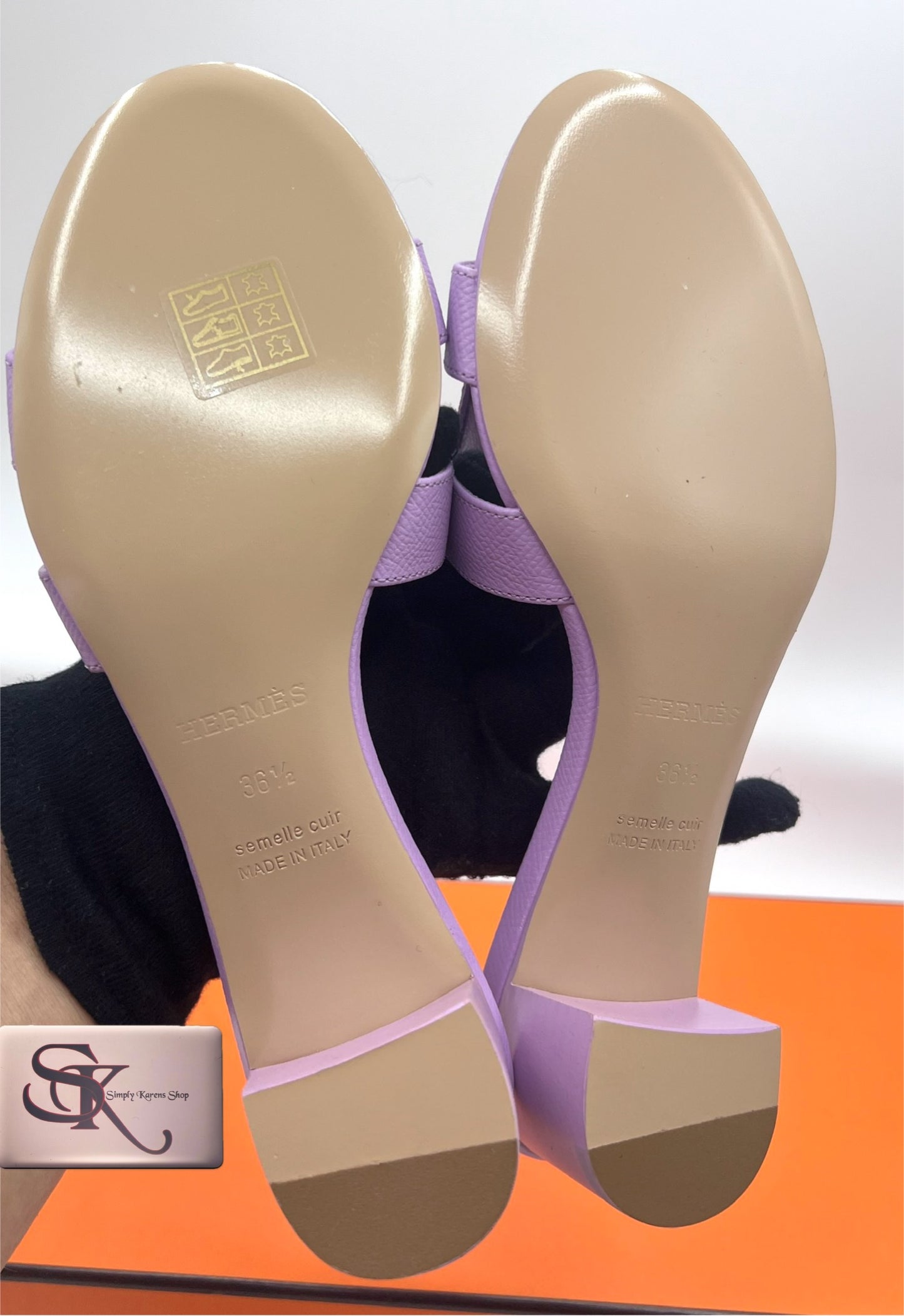 HERMES OASIS LILAC S 36 1/2