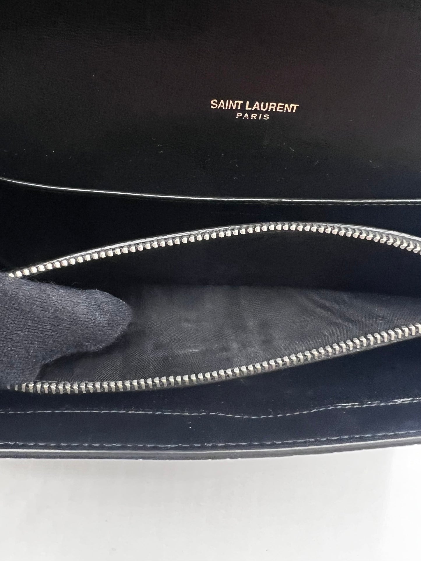 Yves Saint Laurent Black Embossed Uptown Crossbody Bag  (🇵🇭P63,640)