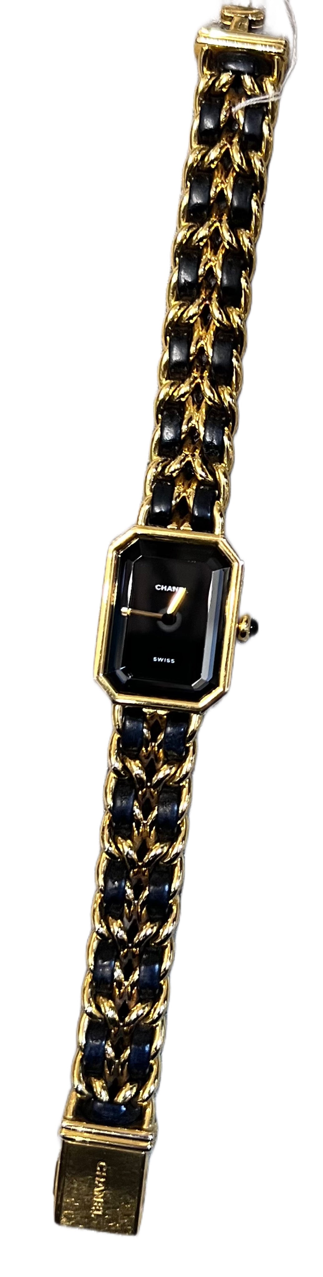 CHANEL PREMIERE QZ WATCH L SIZE 16cm