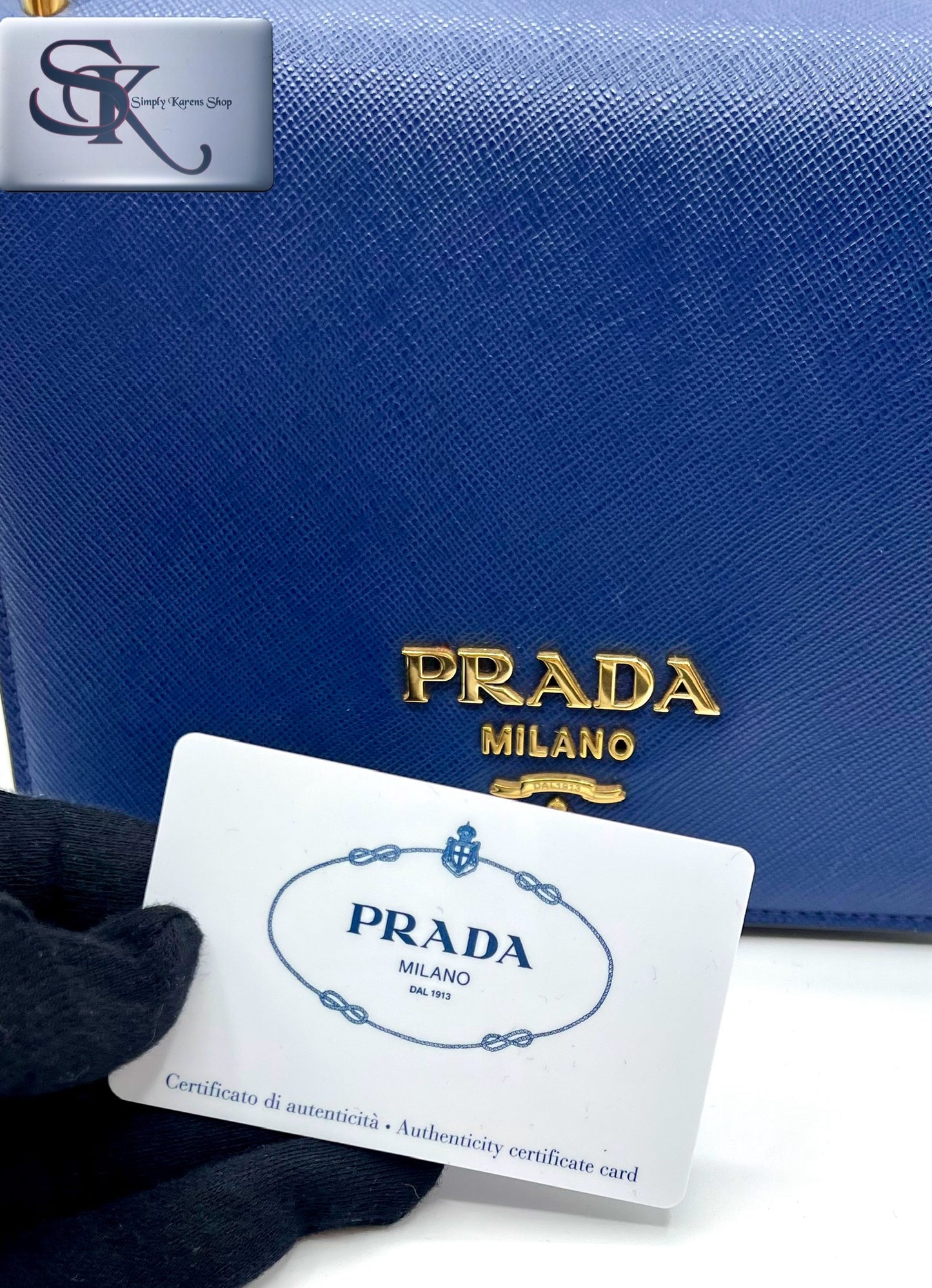 Prada Saffiano flap Chain crossbody