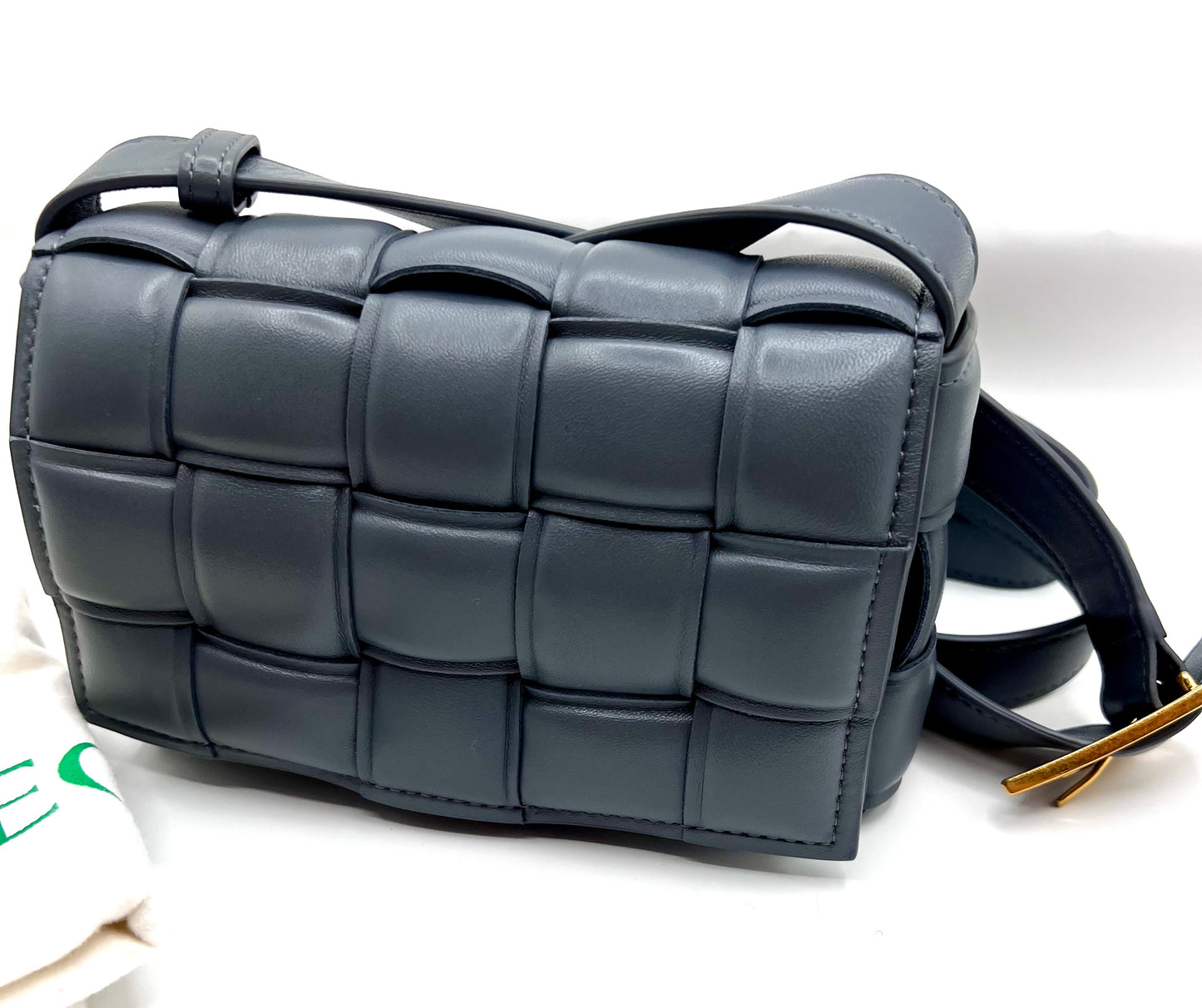 Bottega Venetta Gray Small Padded Cassette Crossbody Bag  (🇵🇭P63,640)