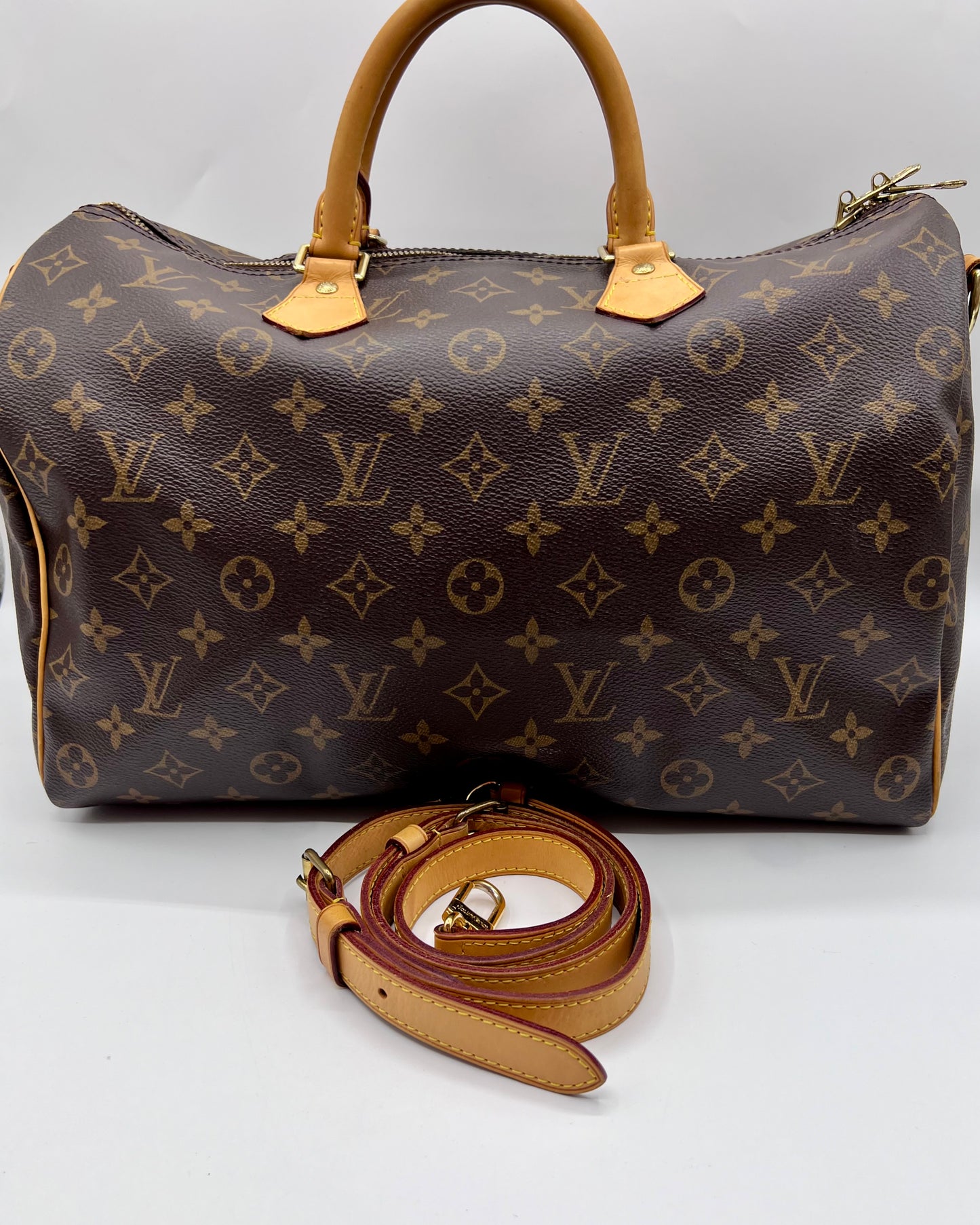 Lv Speedy Monogram Bandou 35