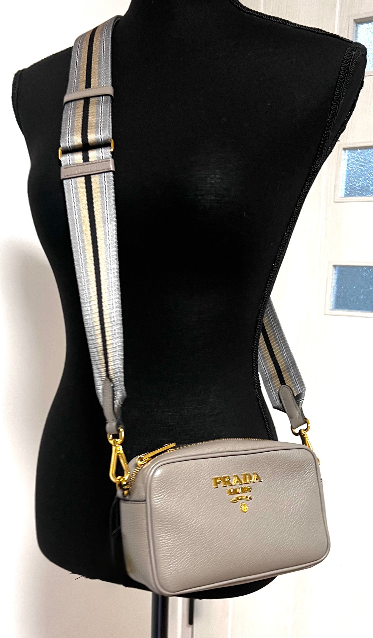 Prada Daino Camera Bag w/ Guitar Strap (🇵🇭P42,570)