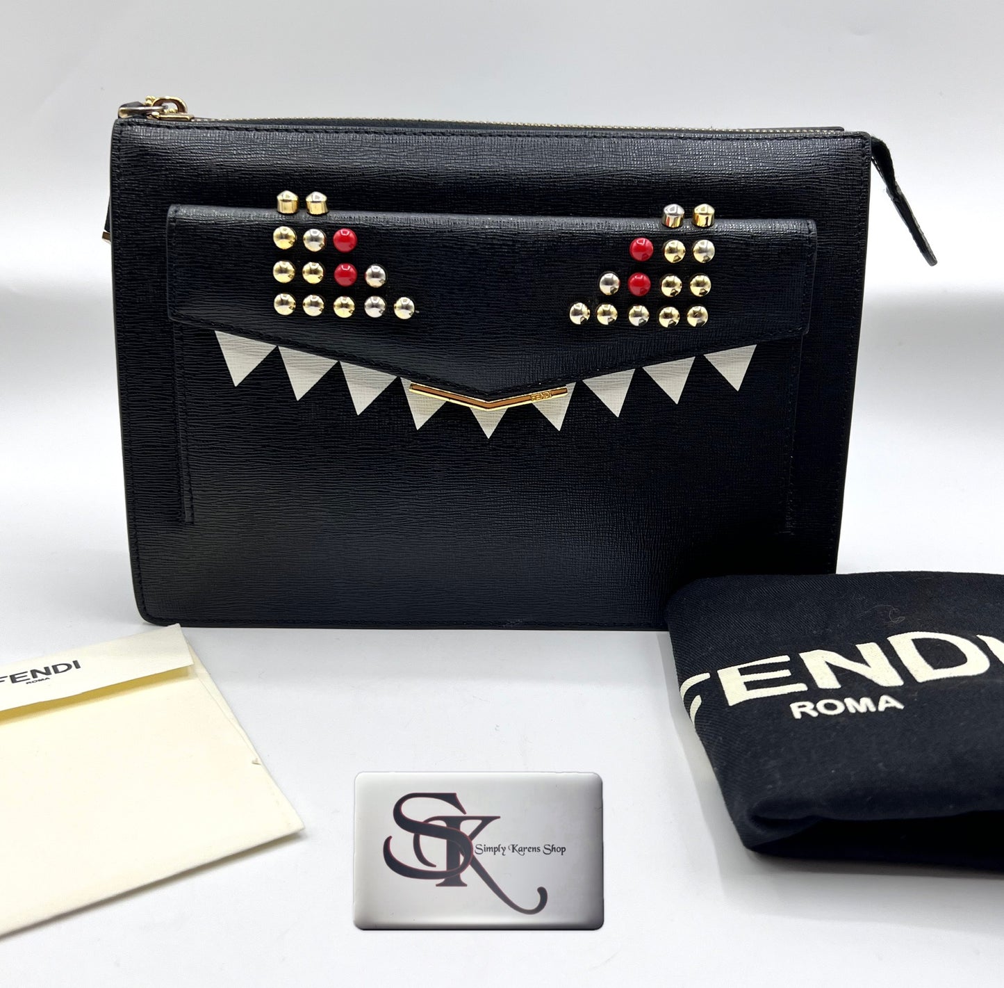 Fendi Monster Studded Crossbody Bag (🇵🇭P38,270)