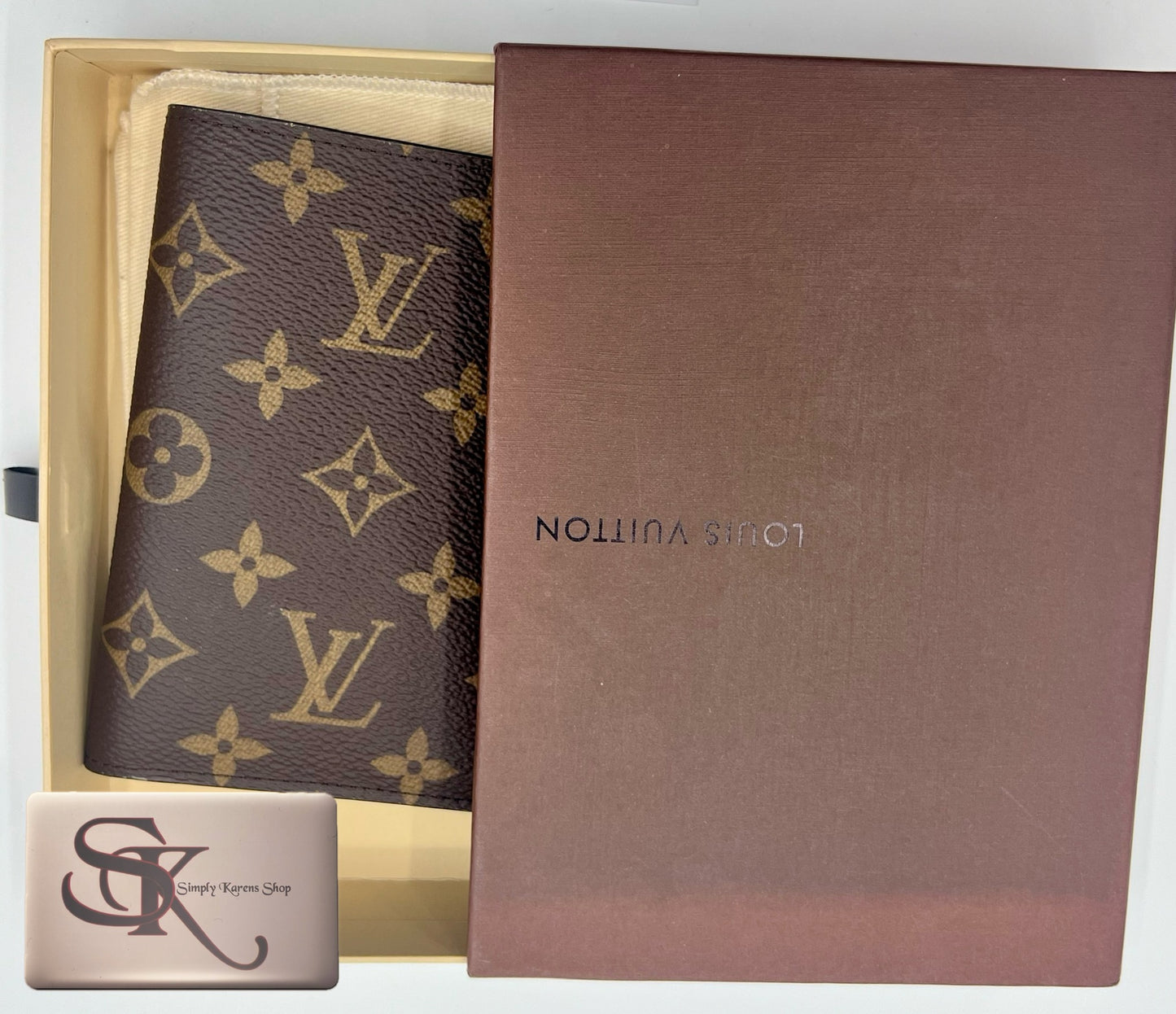 LV MONOGRAM PASSPORT HOLDER