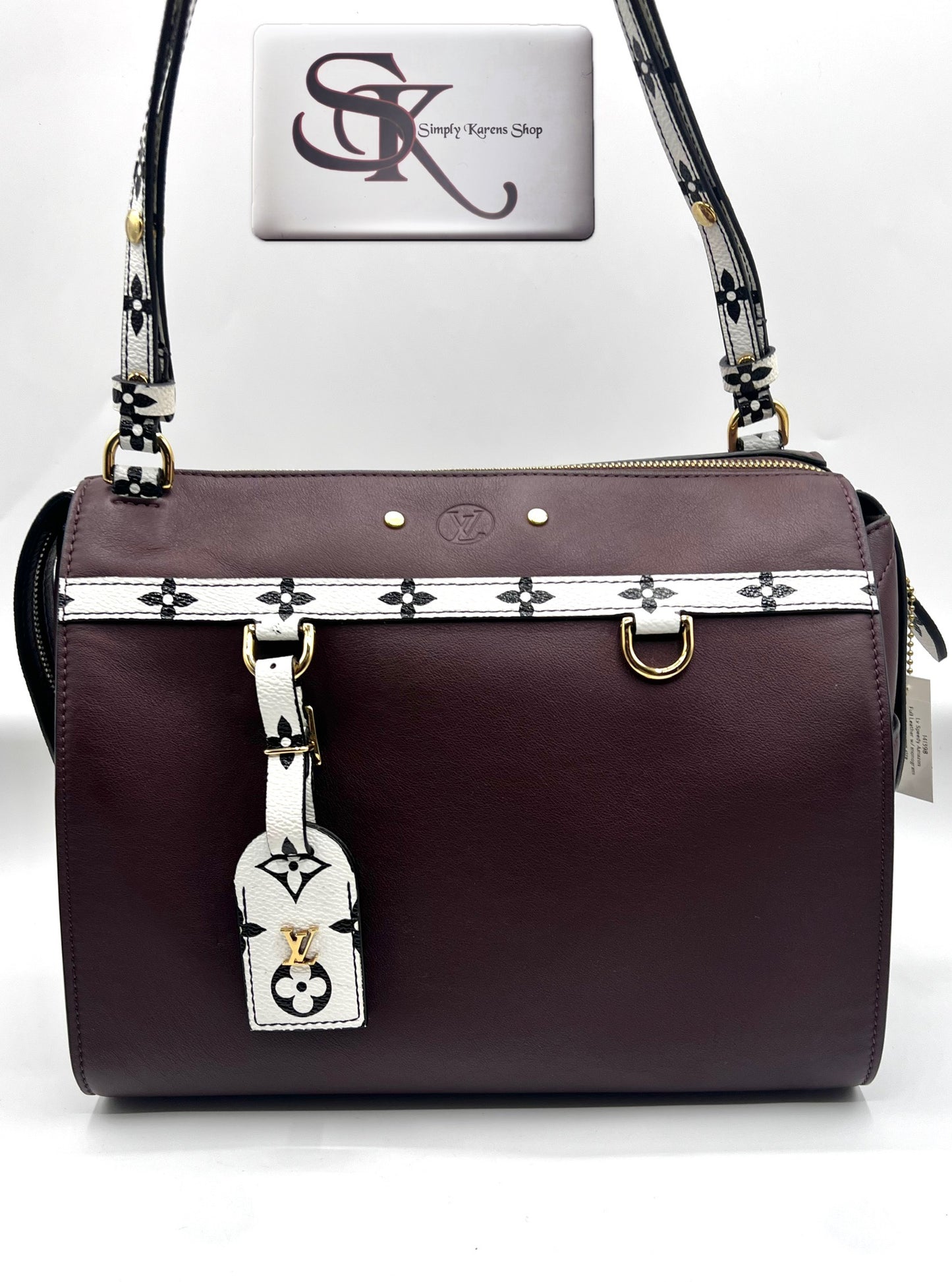 Lv Speedy Amazon full leather bag with monogramcanvas mm size     (🇵🇭P80,840)