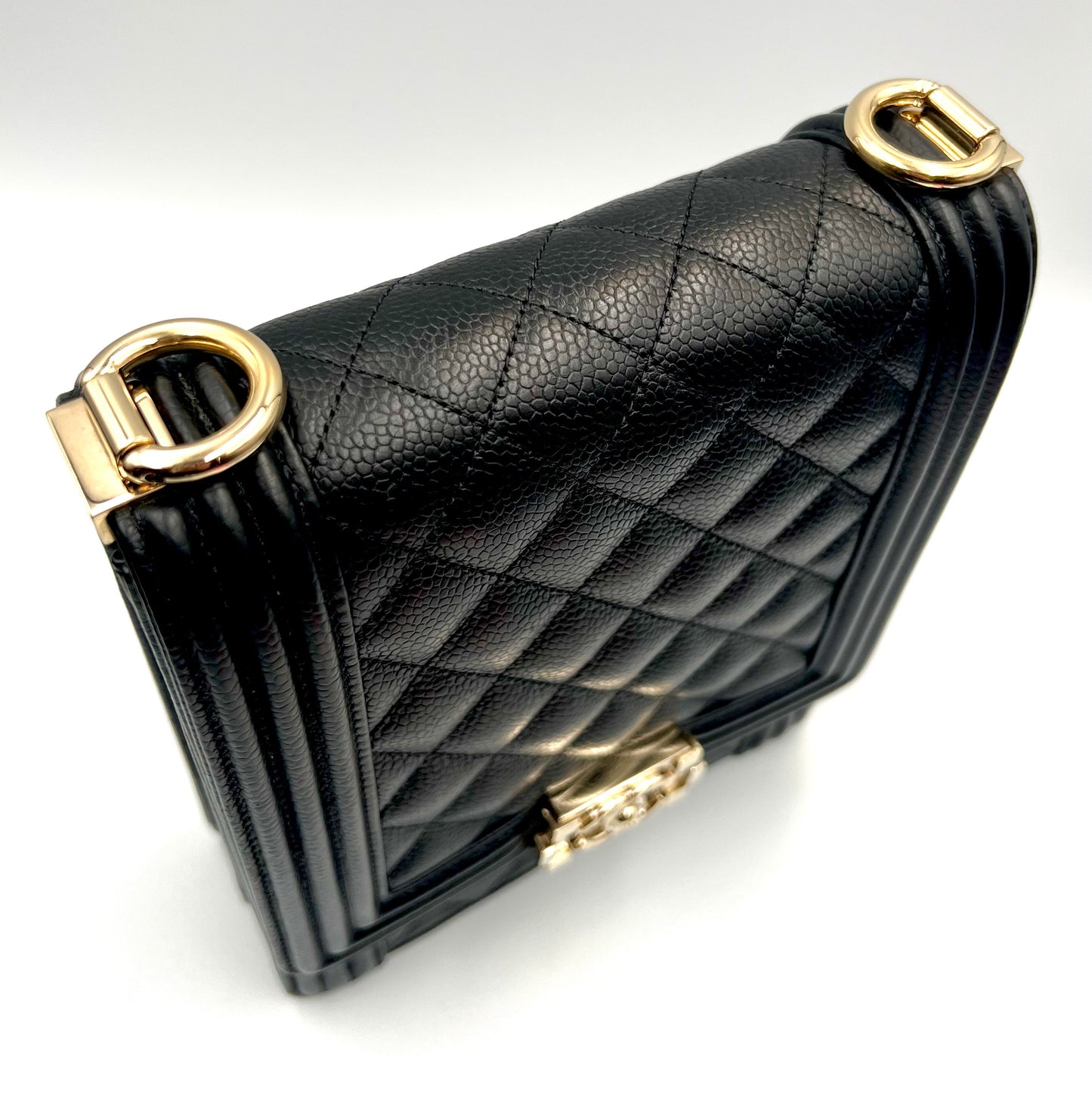 Chanel Leboy North South Black Caviar GHW Series 28 w/ Card Dustbag & Box               (🇯🇵P197,800)