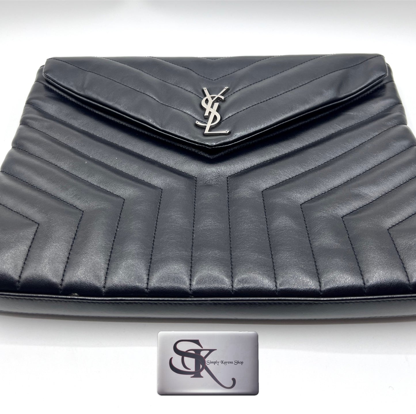 Yves Saint Laurent Calfskin Y Monogram Lou Lou Document Holder S 33 X 26                     (🇵🇭P37,840)