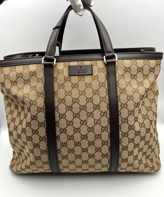 Gucci Joy Large Canvas Leather Trimming 2 way Tote Bag (🇵🇭P55,040)