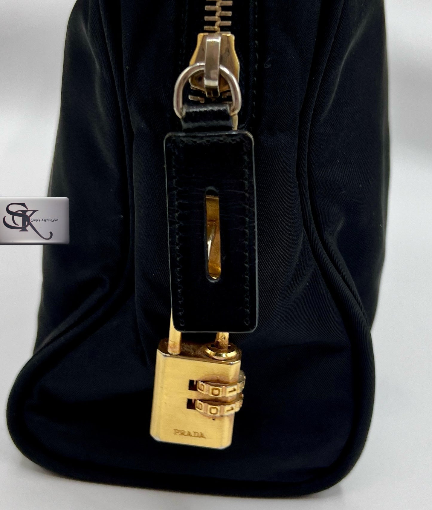 Prada Tessuto Nylon Top Handle Hand Bag