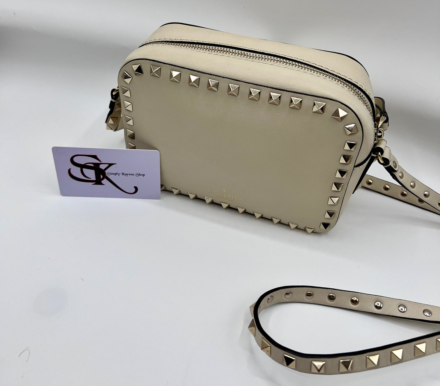 Valentino Garavani Rockstud Camera Crossbody Bag