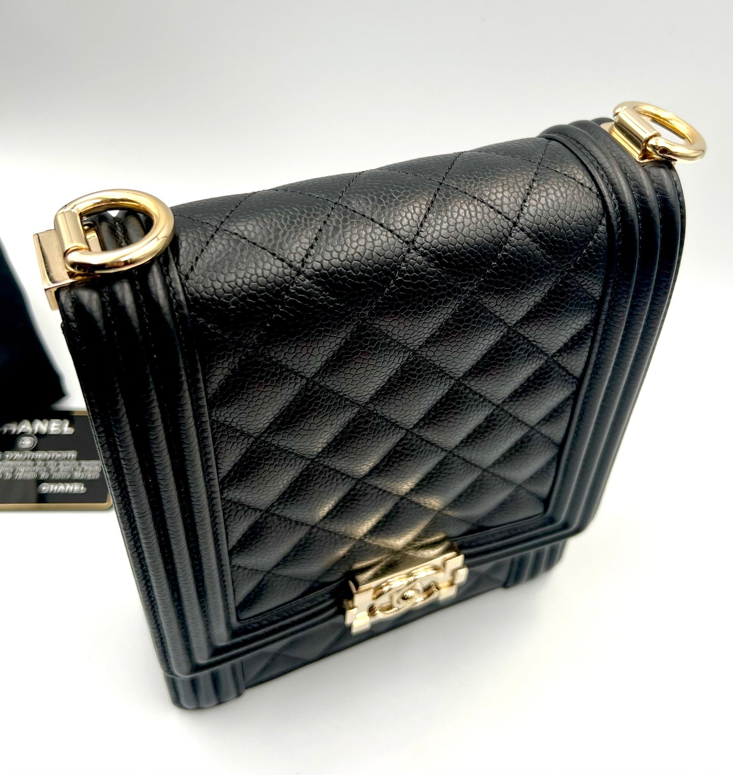 Chanel Leboy North South Black Caviar GHW Series 28 w/ Card Dustbag & Box               (🇯🇵P197,800)