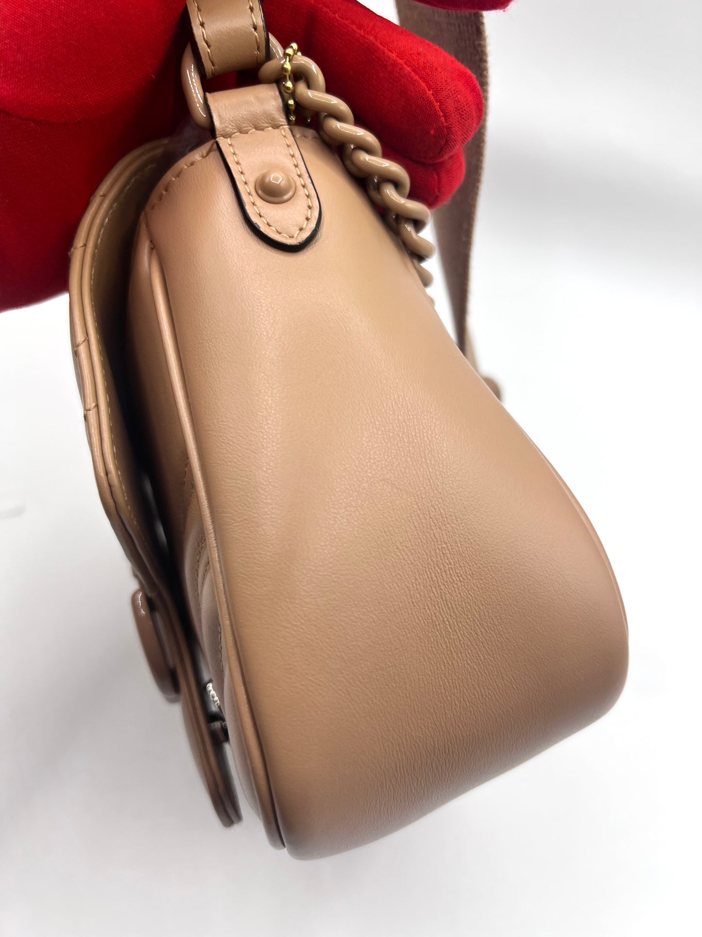 Gucci GG Marmont Neutral Mini Padded Crossbody Bag
