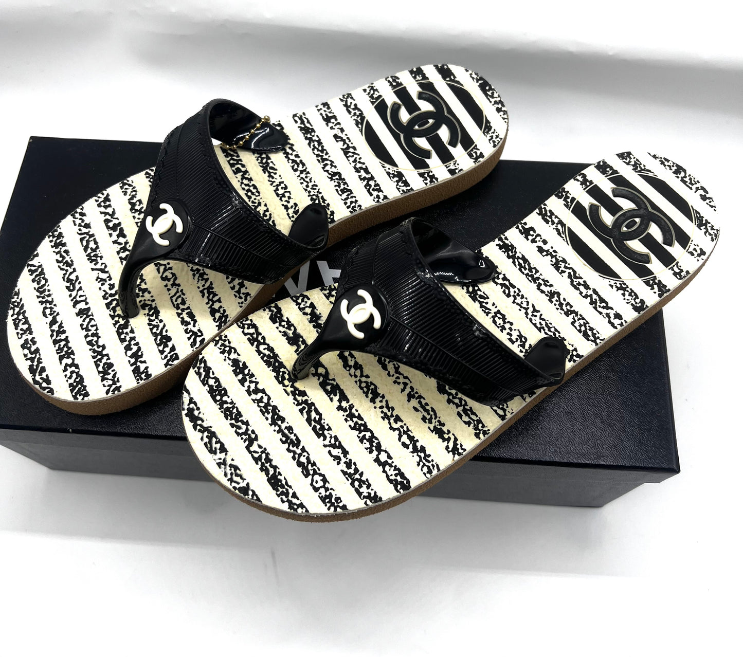 Chanel Flip Flop Sandals Size 36  (🇵🇭P21,070)