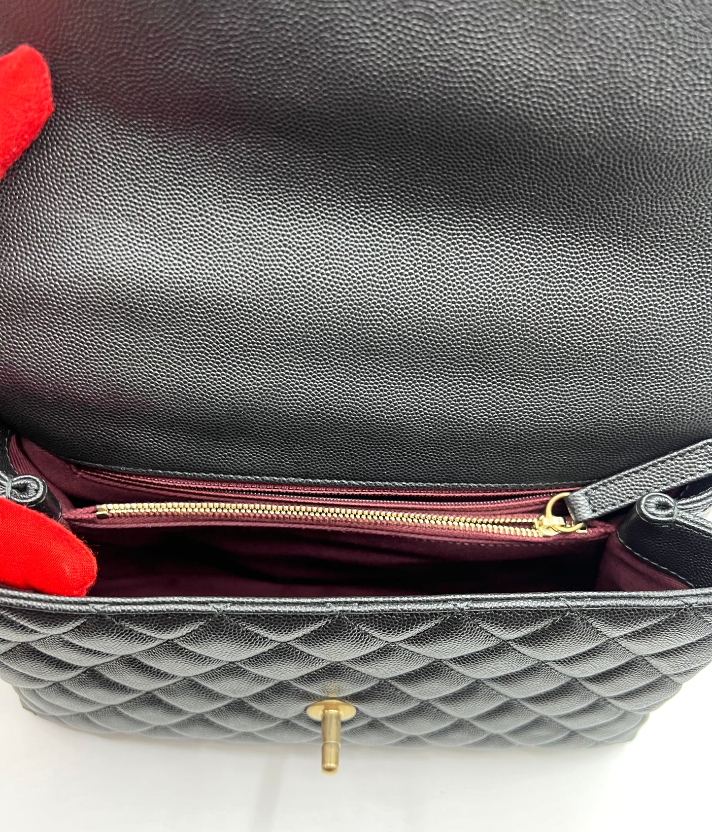 Chanel Top Handle Caviar MM size