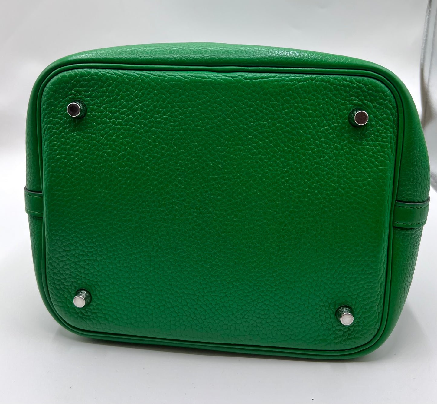Hermes Picotin size 22 Taurillon Clemence Swift Silver H.W. Square R Stamp              (🇵🇭P167,000)