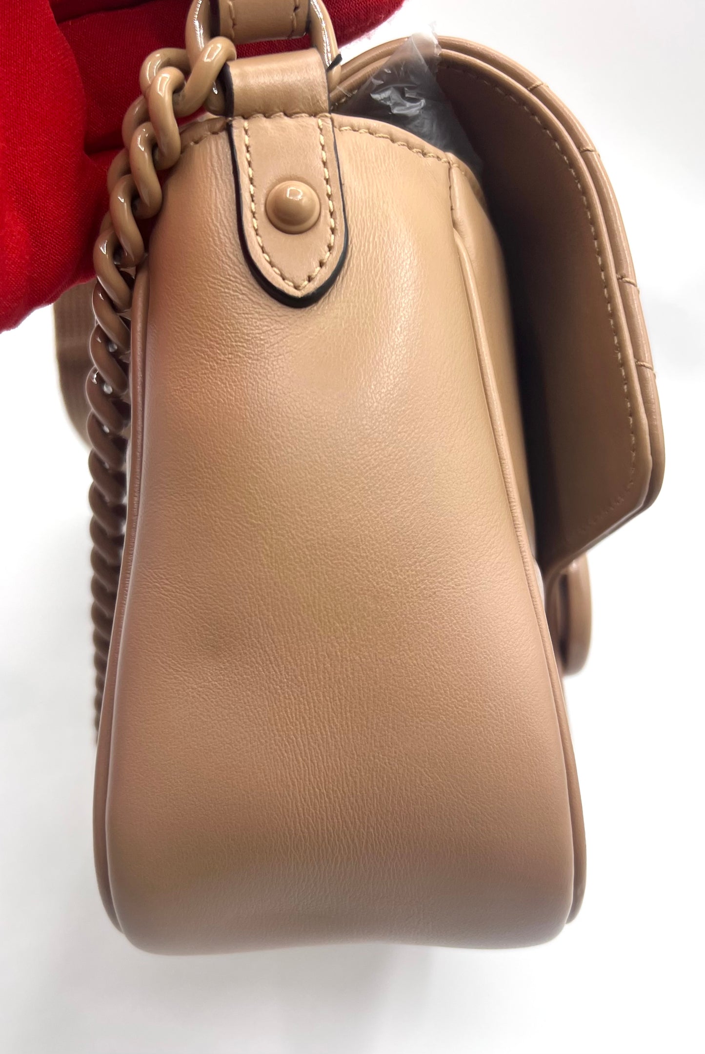 Gucci GG Marmont Neutral Mini Padded Crossbody Bag
