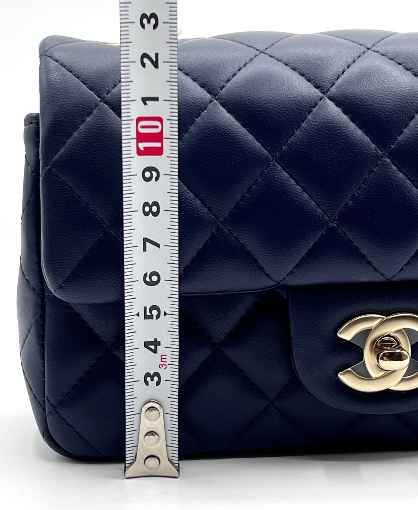 Chanel Classic Mini Flap Dark Blue Lambskin GHW 29Holo      (🇵🇭P257,140)