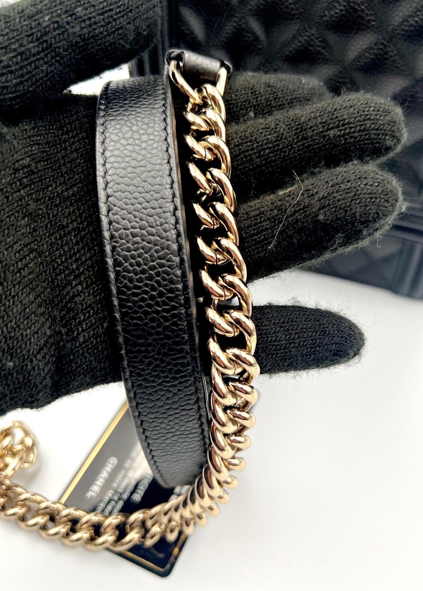 Chanel Leboy North South Black Caviar GHW Series 28 w/ Card Dustbag & Box               (🇯🇵P197,800)
