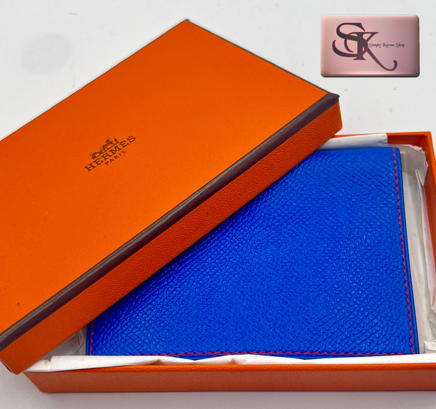 HERMES BLUE MINI AGENDA