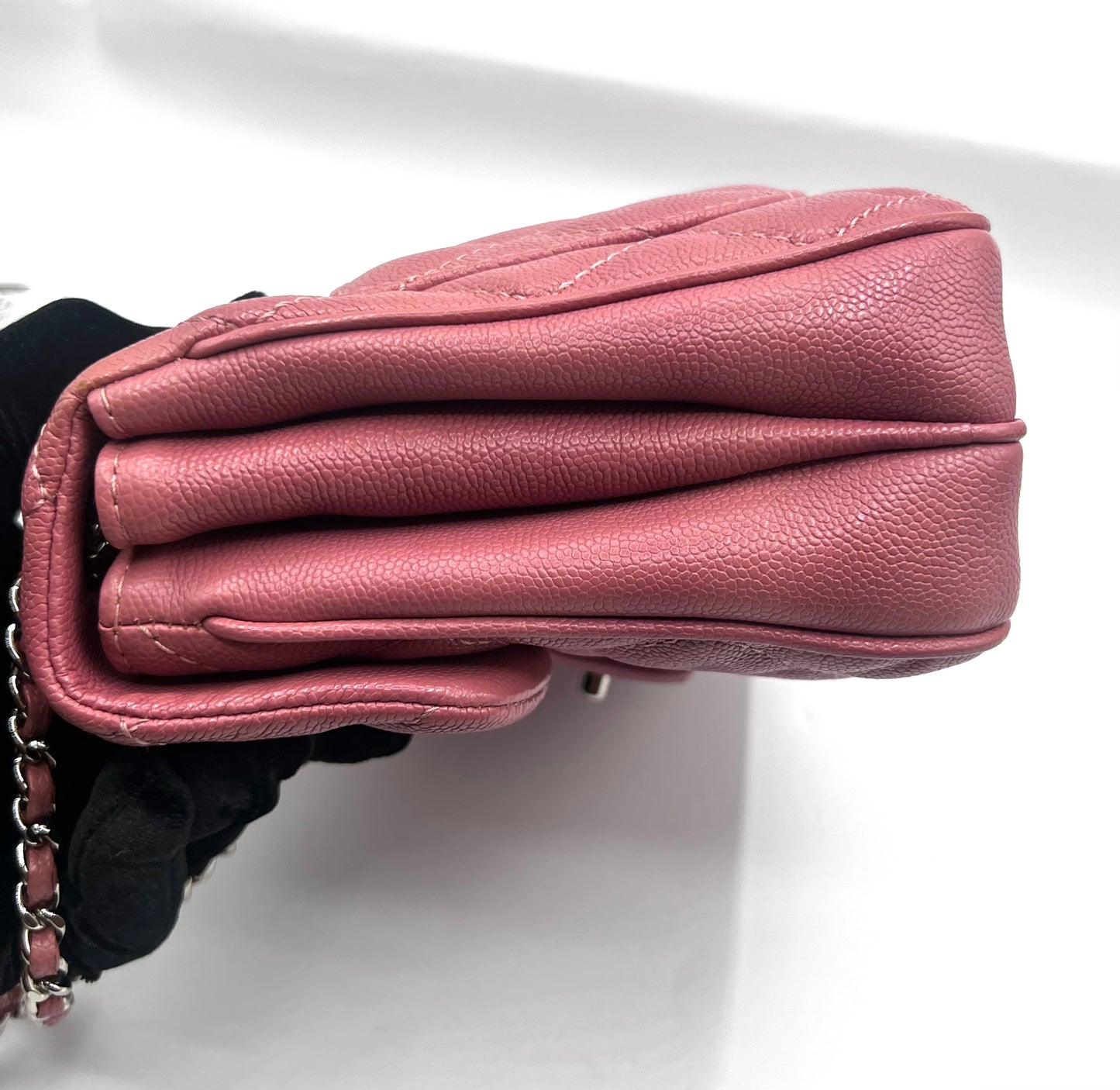 Chanel Pink Hue Caviar Mini Flap 2 way bag 25Series        (🇵🇭P189,200)